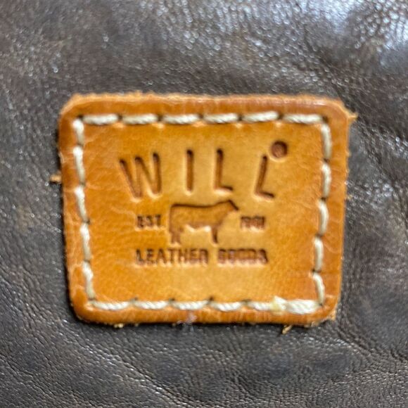 Will Leather Goods Mocha Convertable Wristlet & Crossbody Bag - Picture 4 of 11